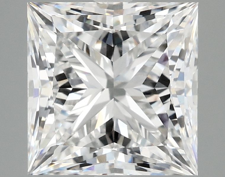 4.18 ct. princess Lab Grown Diamond front image