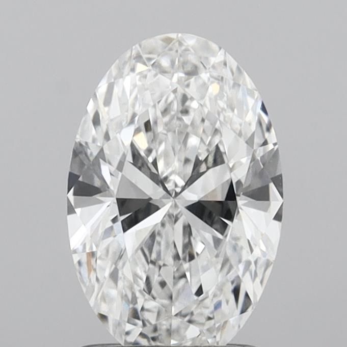 1.24 ct. oval Lab Grown Diamond front image