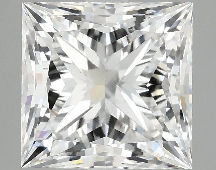 4.10 ct. princess Lab Grown Diamond front image