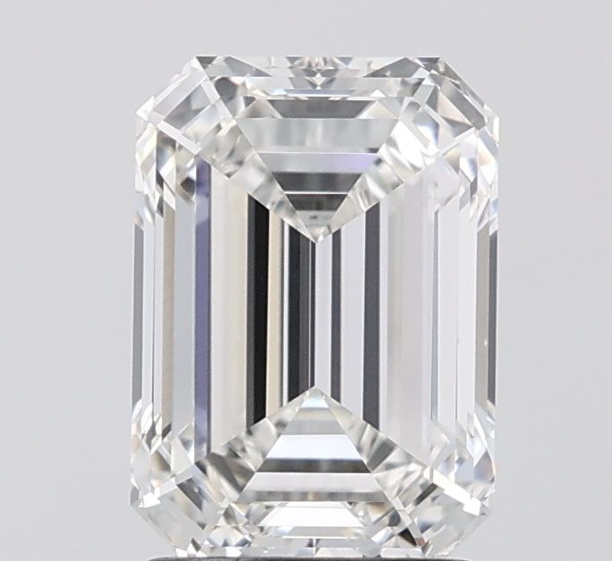 Diamant Émeraude 2.55 ct - Couleur F - Pureté VVS1