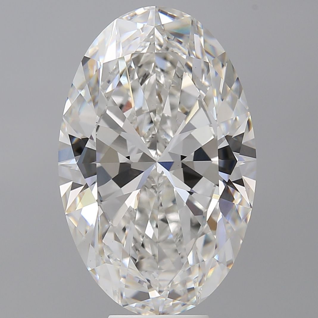 9.58 ct. oval Lab Grown Diamond front image