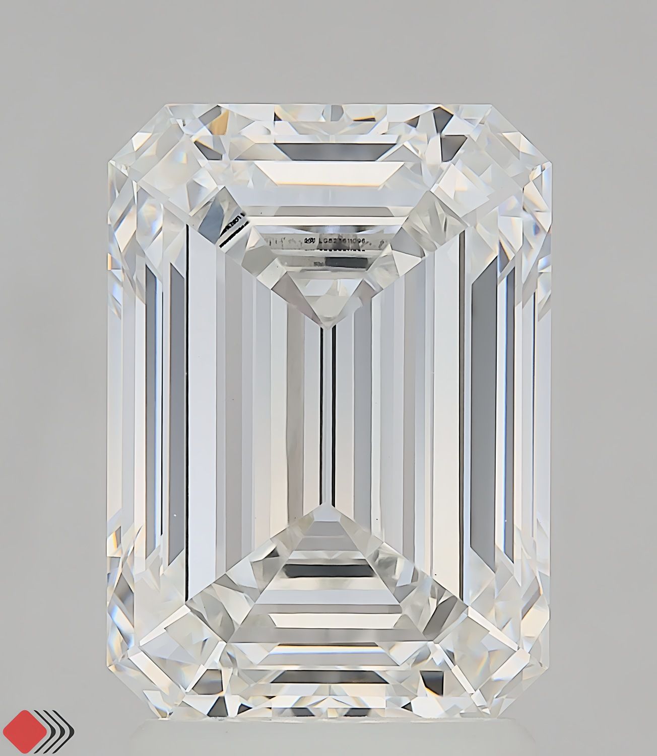 3.08 ct. emerald Lab Grown Diamond front image