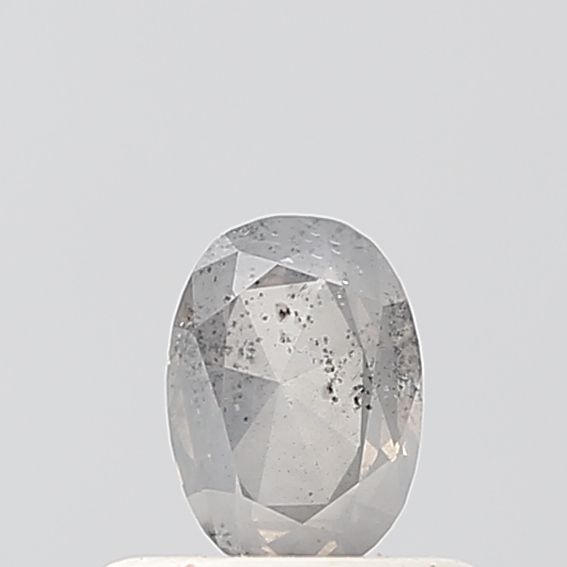 0.32 Carat Oval Diamond Salt and Pepper VVS1