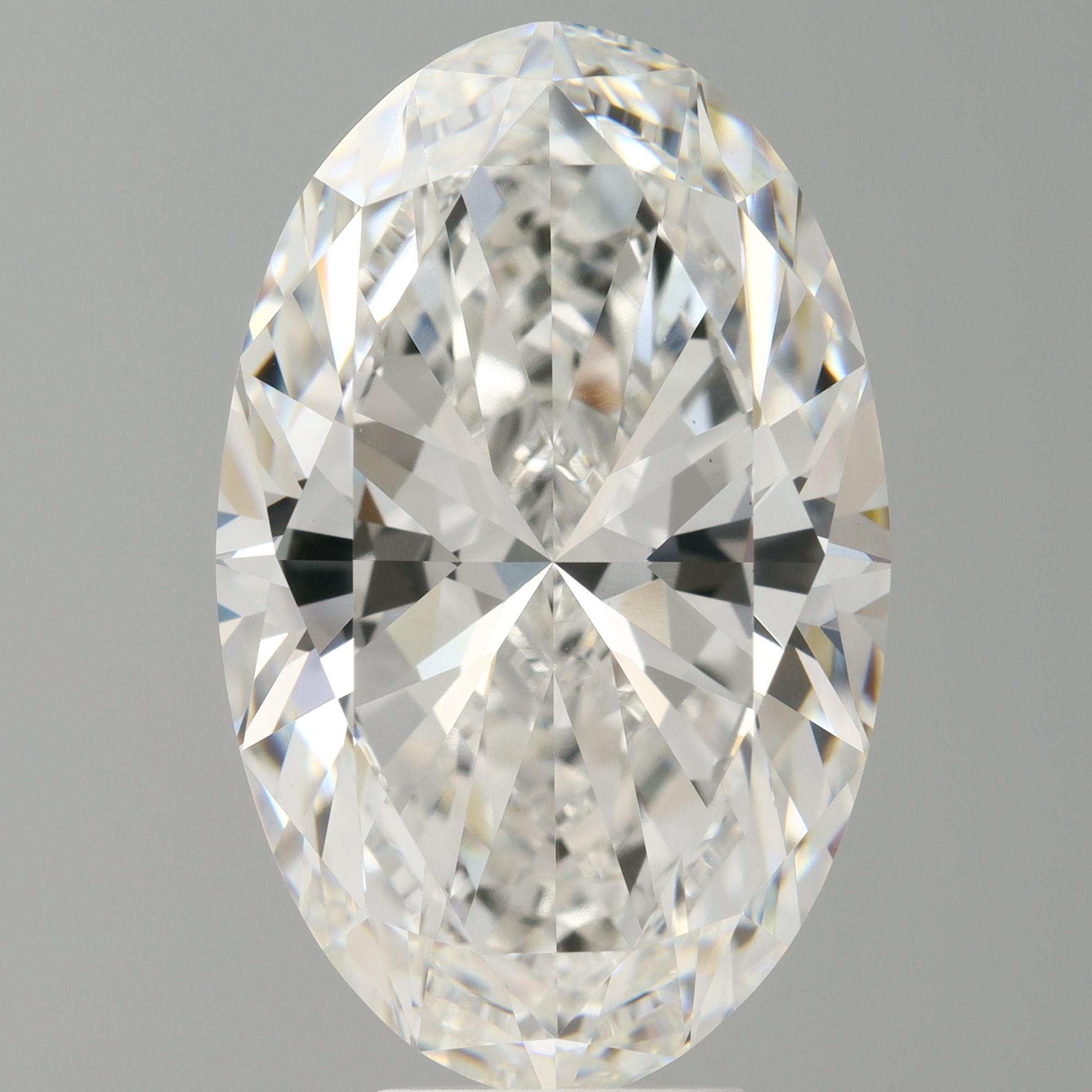 8.10 ct. oval Lab Grown Diamond front image