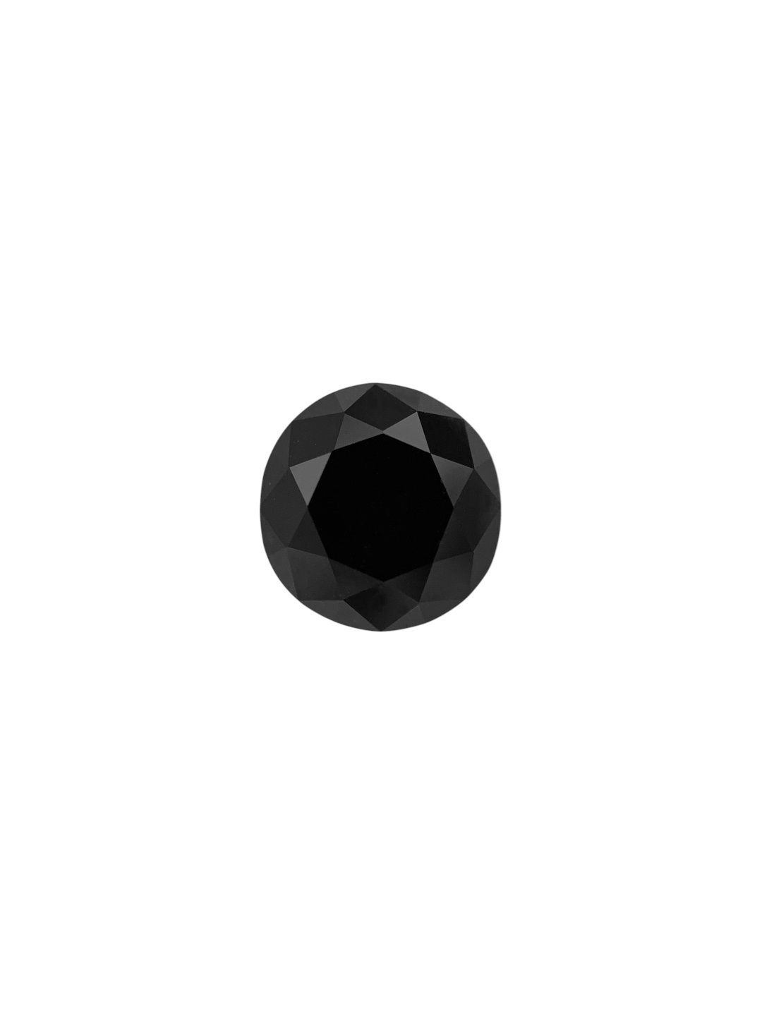 0.38 Carat Round Diamond Fancy Black VVS2