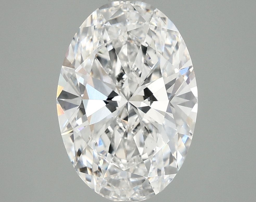3.02 ct. oval Lab Grown Diamond front image