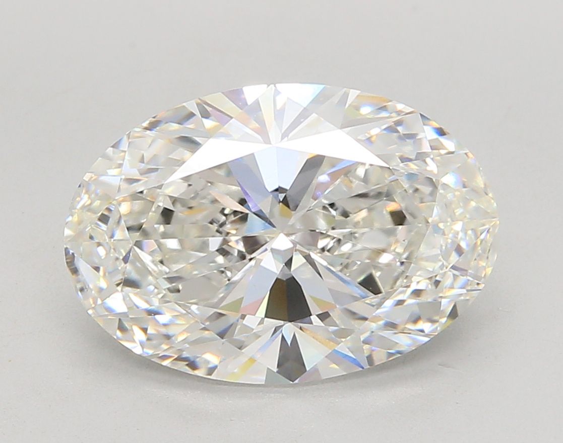 5.53 ct. oval Lab Grown Diamond front image