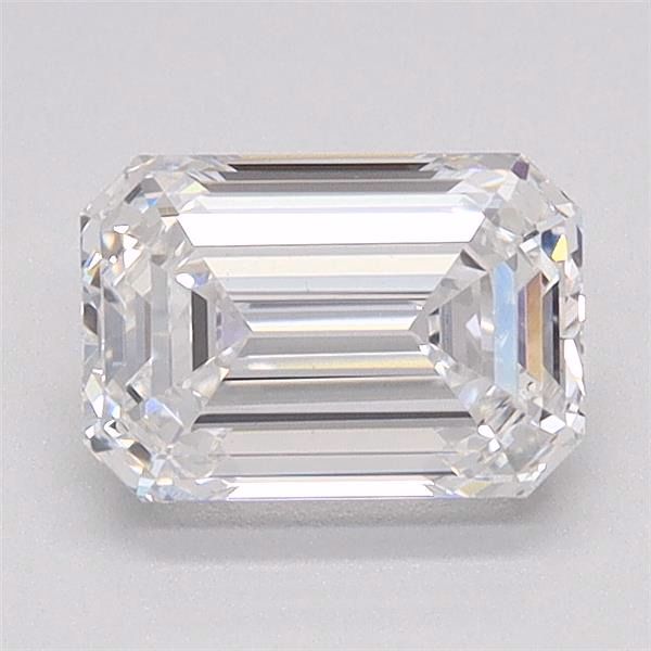7.01 ct. emerald Lab Grown Diamond front image