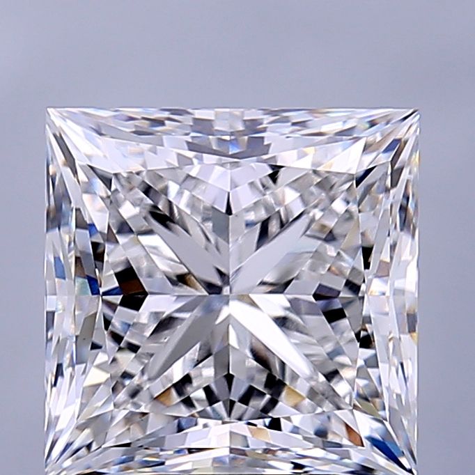 5.55 ct. princess Lab Grown Diamond front image