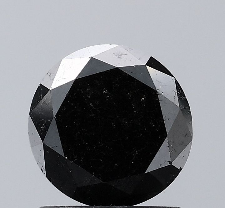 1.65 Carat Round Diamond Black VS2