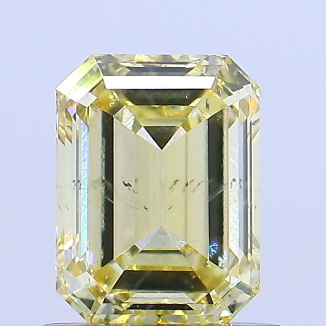 0.85 ct. emerald Lab Grown Diamond front image