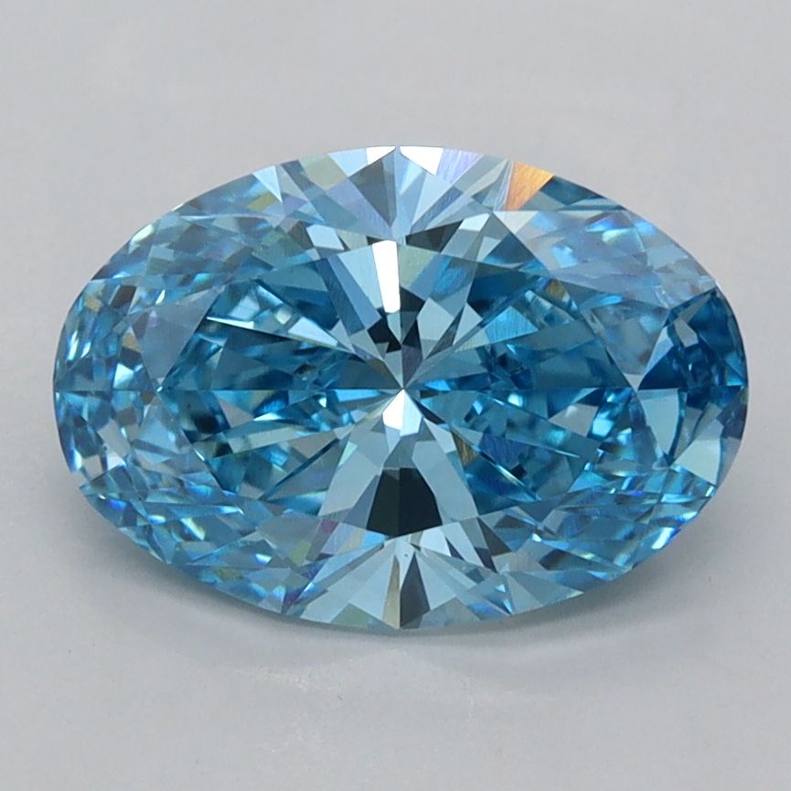 2.01 ct. oval Lab Grown Diamond front image