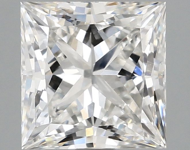 2.10 ct. princess Lab Grown Diamond front image