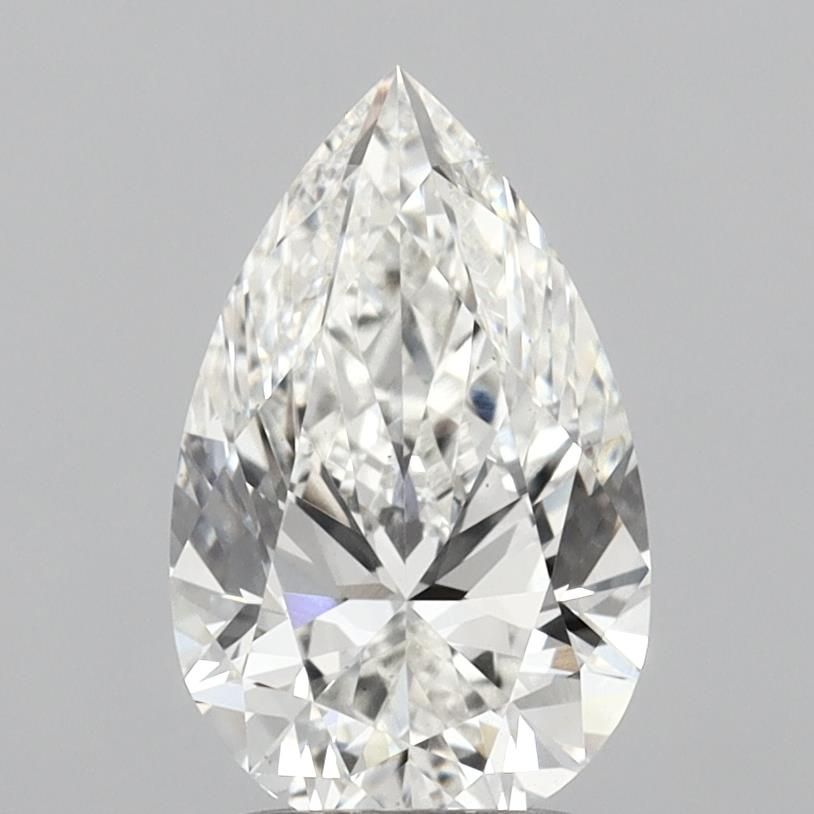 2 carat f VS2 EX Cut IGI pear diamond