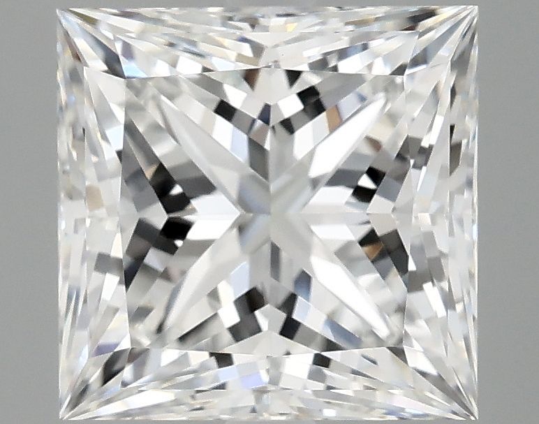 4.18 ct. princess Lab Grown Diamond front image
