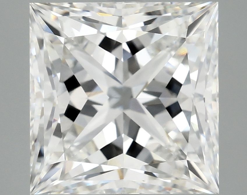 4.19 ct. princess Lab Grown Diamond front image