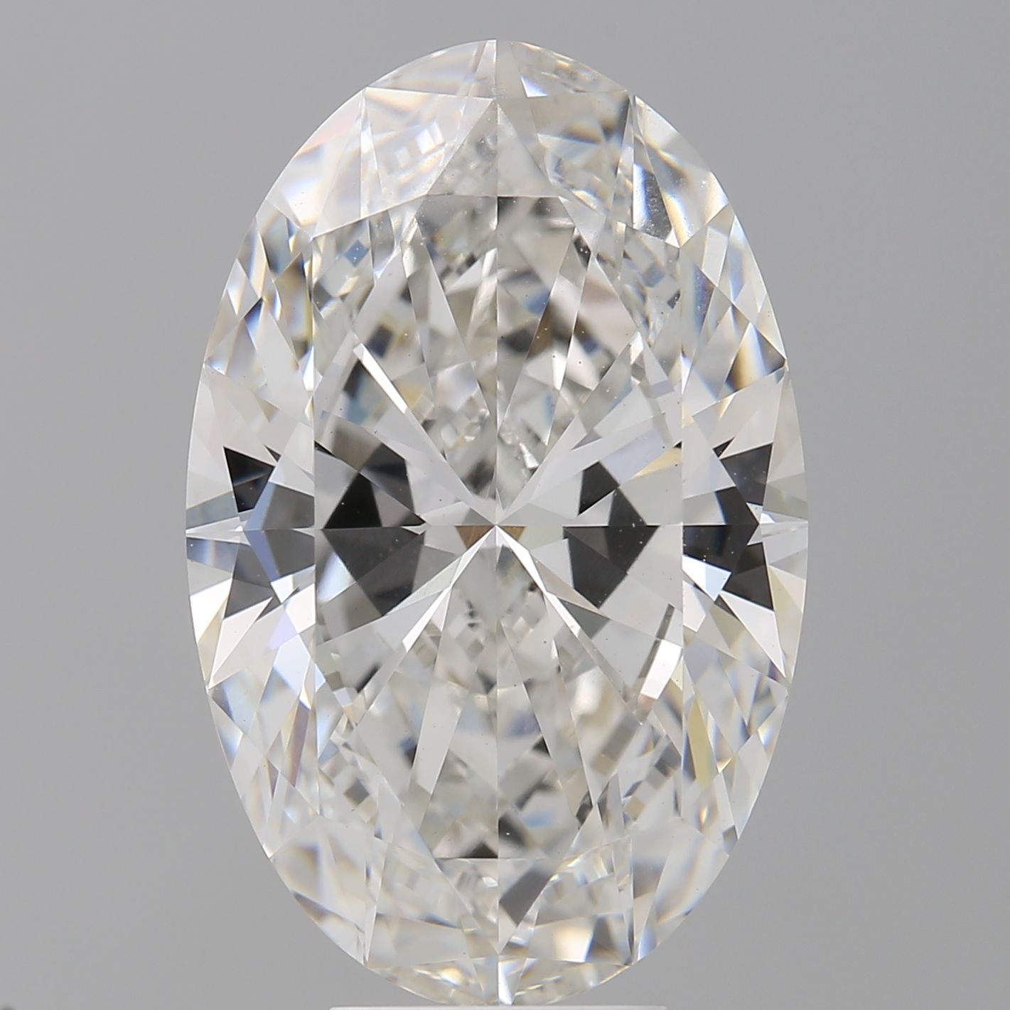 8.09 ct. oval Lab Grown Diamond front image