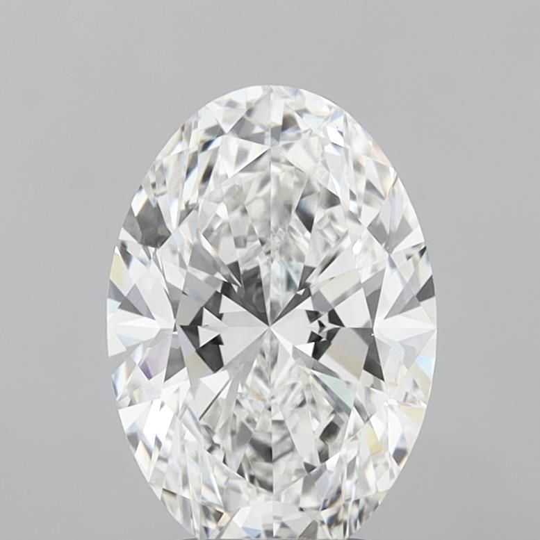 3.02 ct. oval Lab Grown Diamond front image
