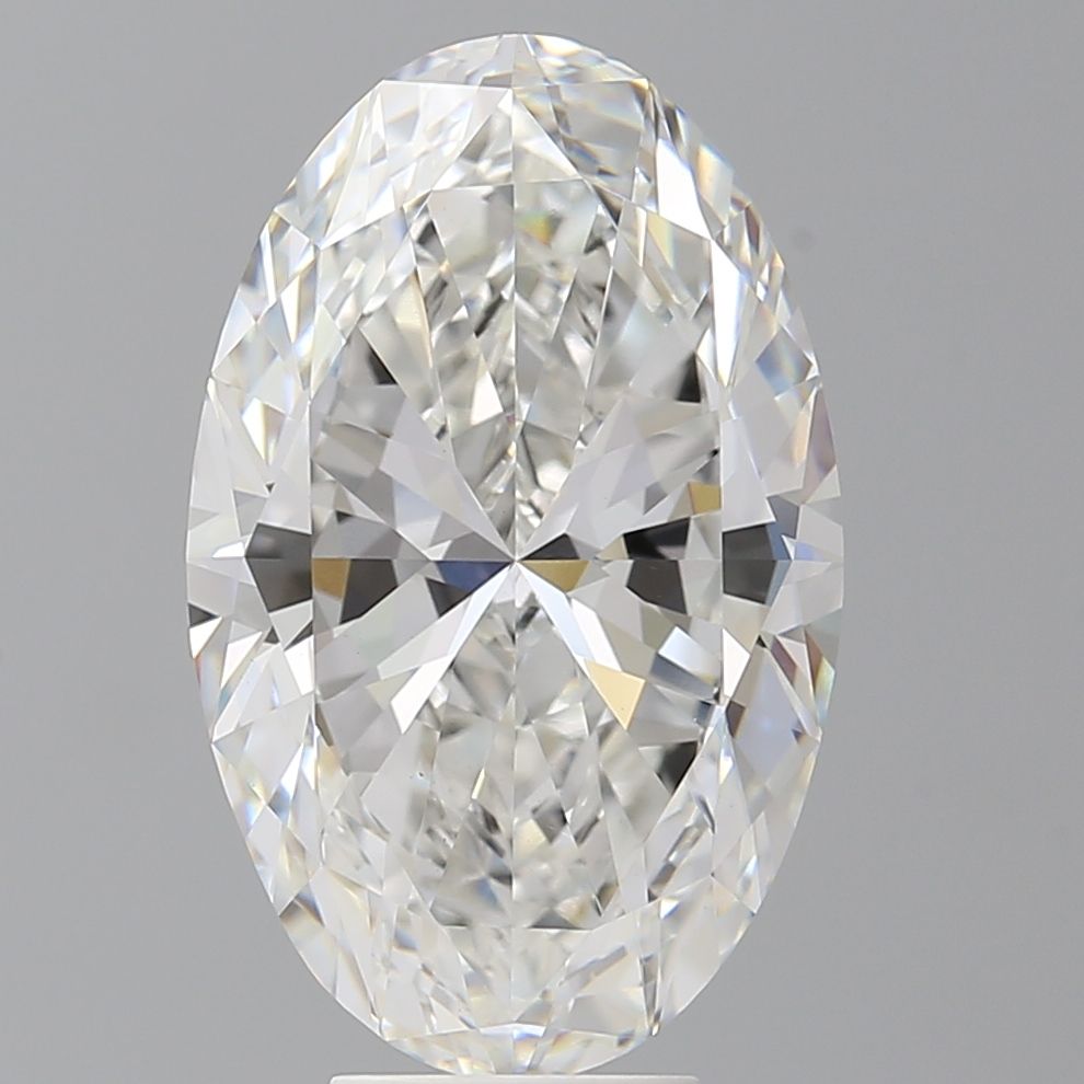 7.08 ct. oval Lab Grown Diamond front image
