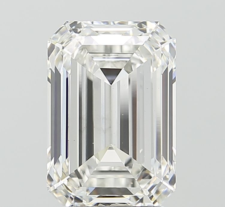 3.98 ct. emerald Lab Grown Diamond front image