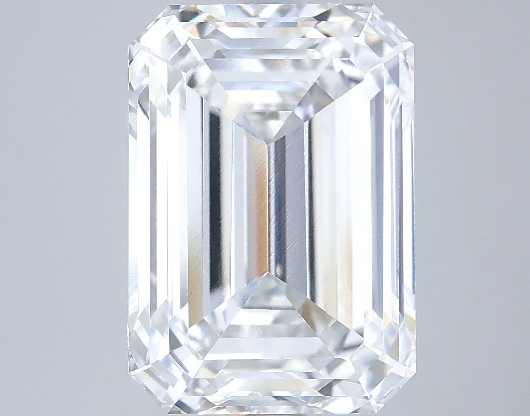 6.09 ct. emerald Lab Grown Diamond front image