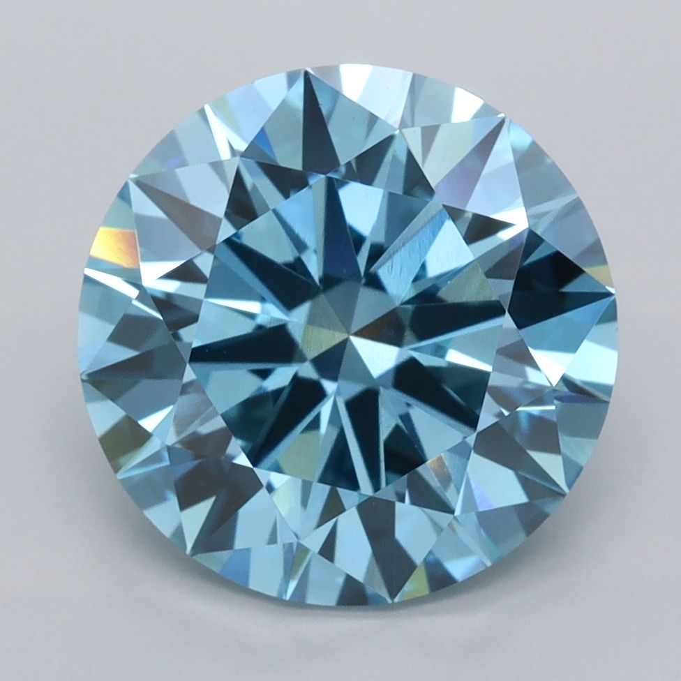 4.05 ct. round Lab Grown Diamond front image
