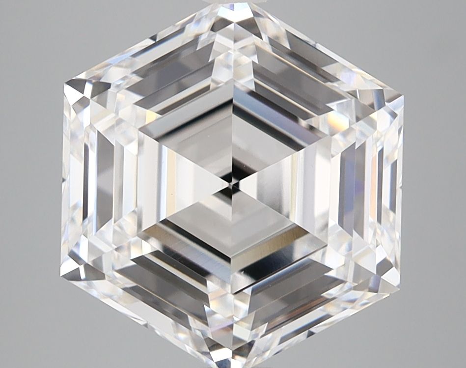 4.07 ct lab-grown Hexagonal Diamond