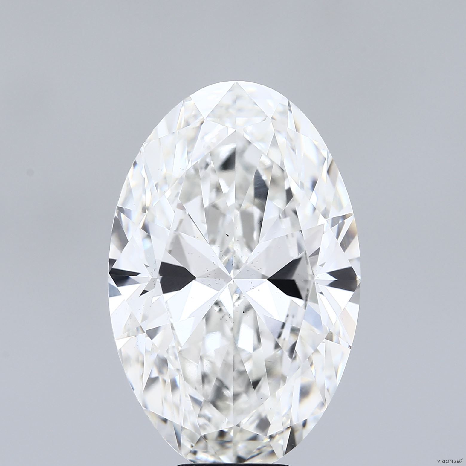 12.08 ct. oval Lab Grown Diamond front image