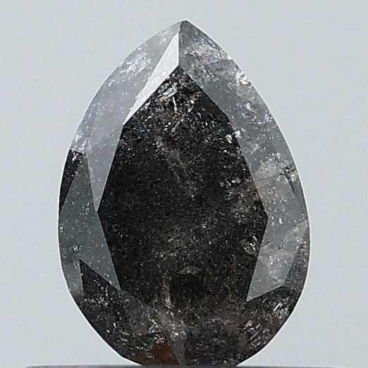 0.41 Carat Pear Diamond Salt and Pepper VS1