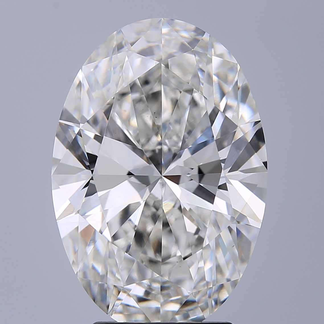 3.80 ct. oval Lab Grown Diamond front image