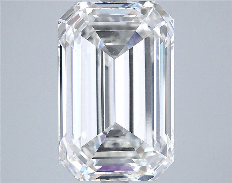 7.12 ct. emerald Lab Grown Diamond front image