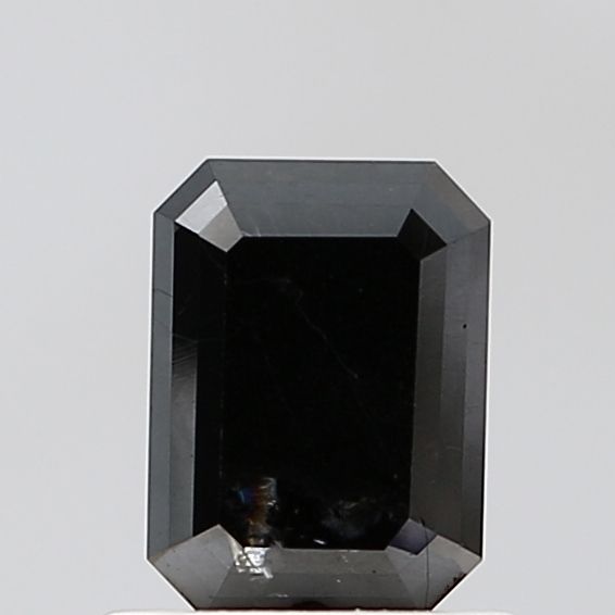 1.01 Carat Emerald Diamond Black VS1