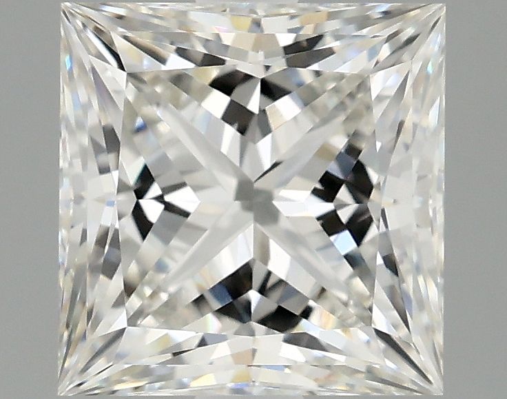 2.10 ct. princess Lab Grown Diamond front image