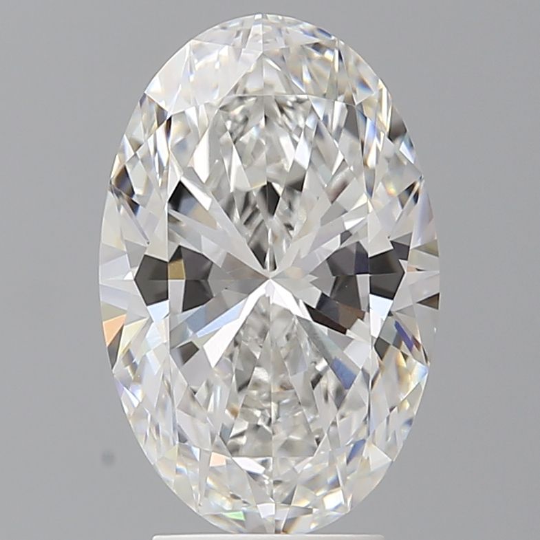 4.10 ct. oval Lab Grown Diamond front image