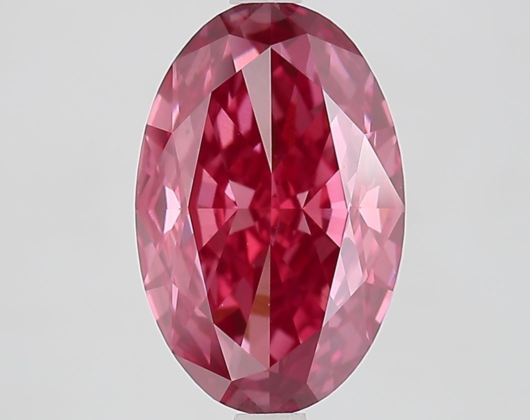 4.10 ct. oval Lab Grown Diamond front image