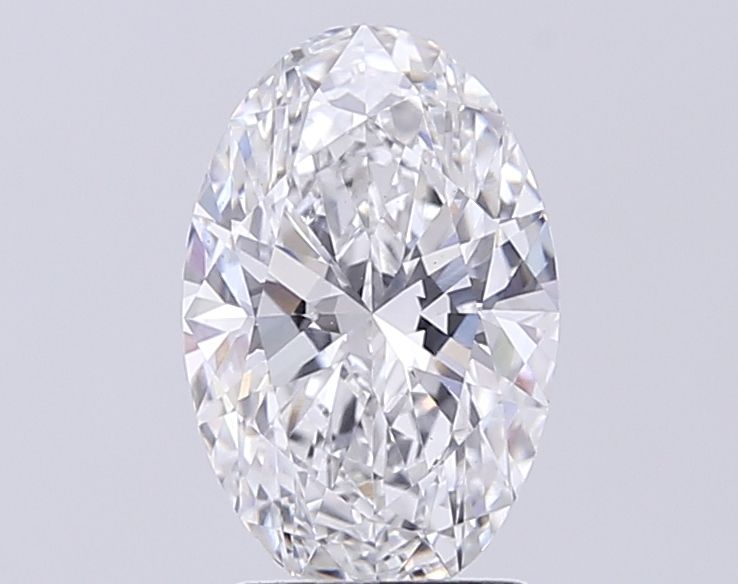 2.07 ct. oval Lab Grown Diamond front image