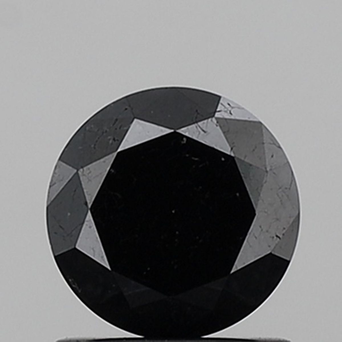 1.25 Carat Round Diamond Fancy Black VVS2
