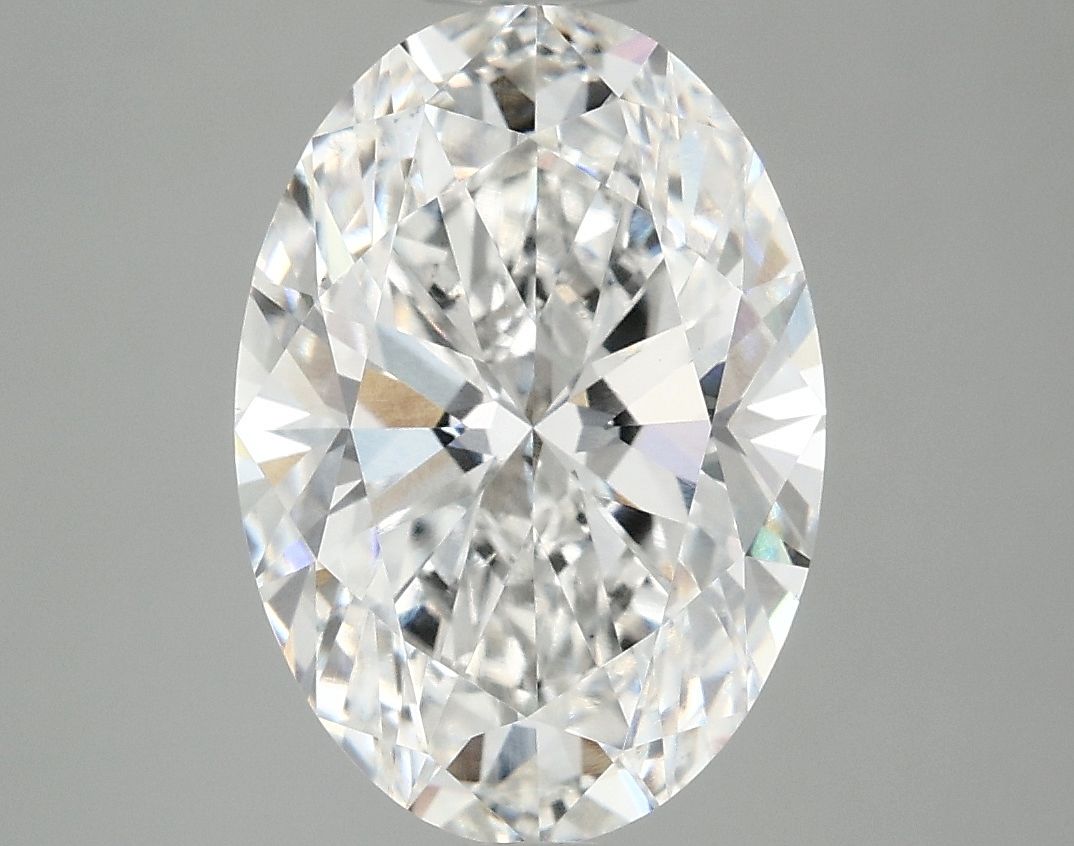 4.10 ct. oval Lab Grown Diamond front image