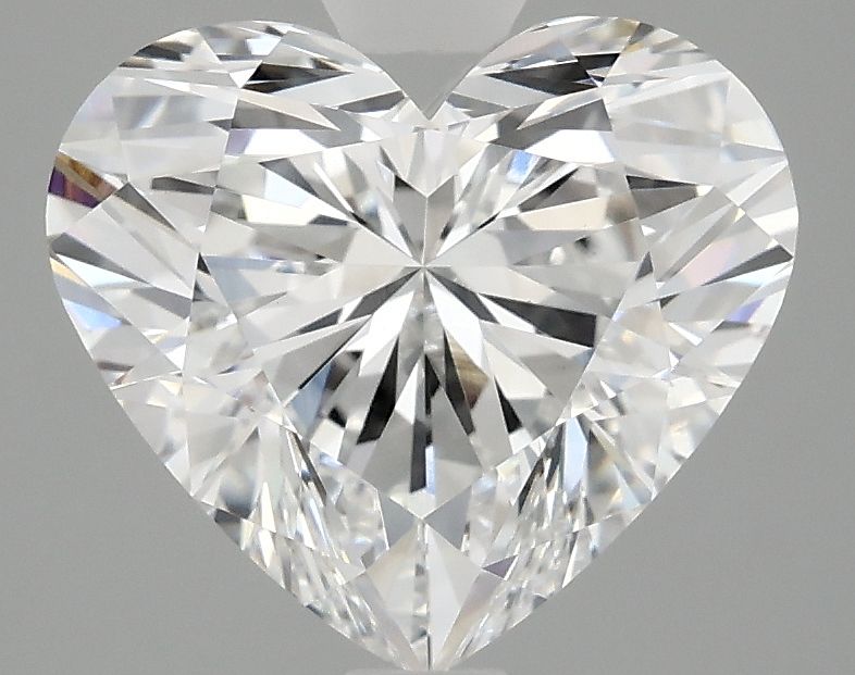 3.09 carat e VVS2 EX Cut IGI heart diamond