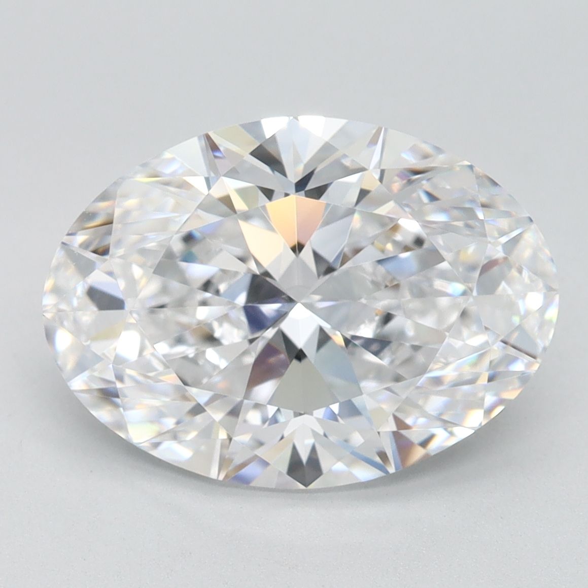 3.45 ct. oval Lab Grown Diamond front image