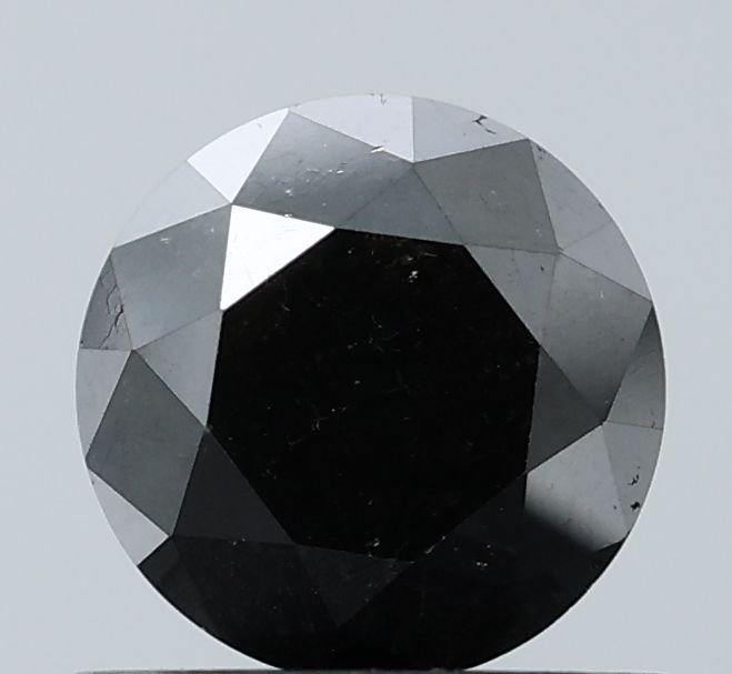 0.93 Carat Round Diamond Black VS2