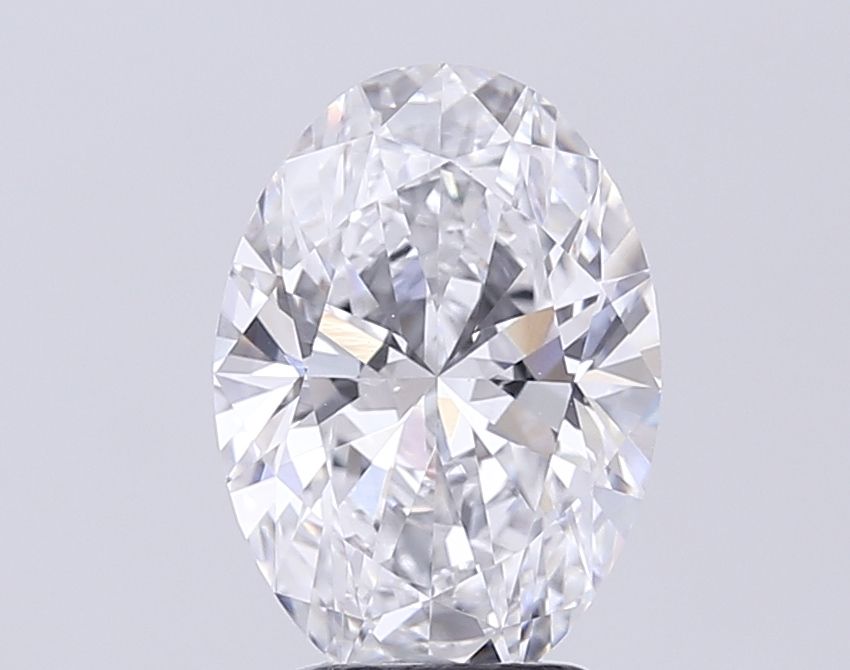 2.02 ct. oval Lab Grown Diamond front image