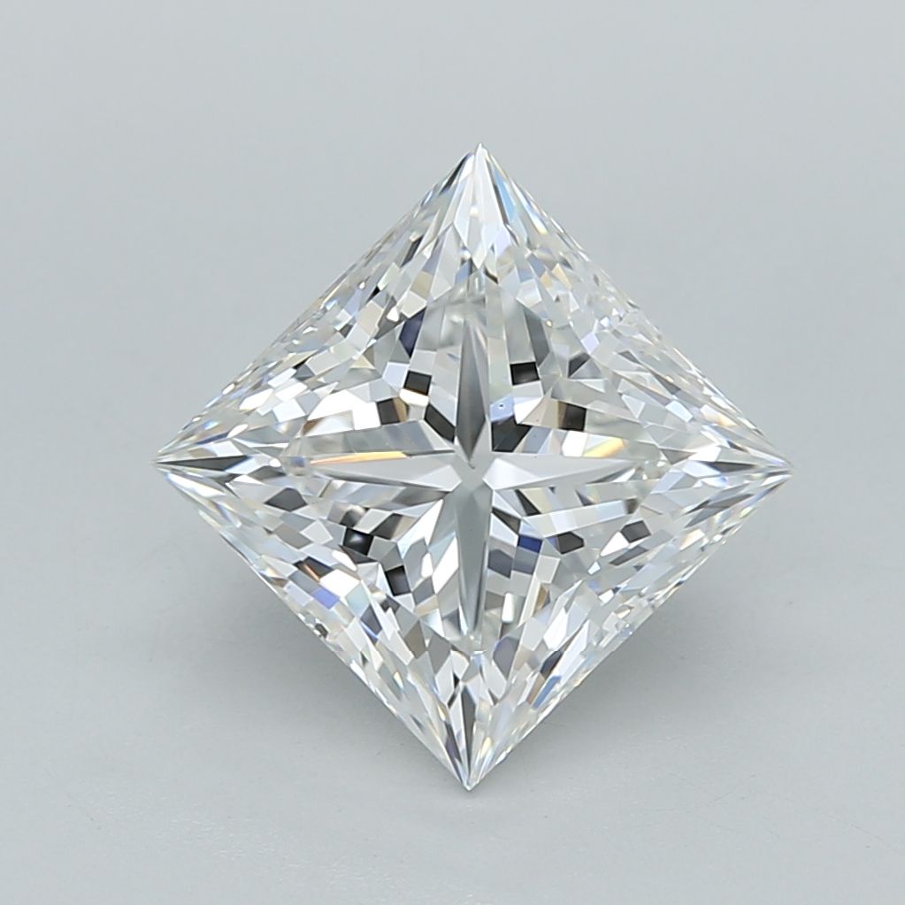 3.03 ct. princess Lab Grown Diamond front image