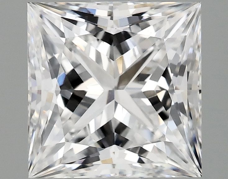2.10 ct. princess Lab Grown Diamond front image