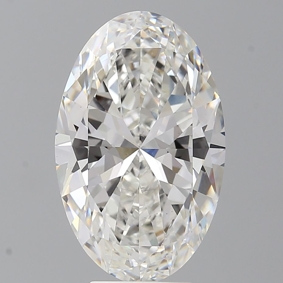 6.07 ct. oval Lab Grown Diamond front image