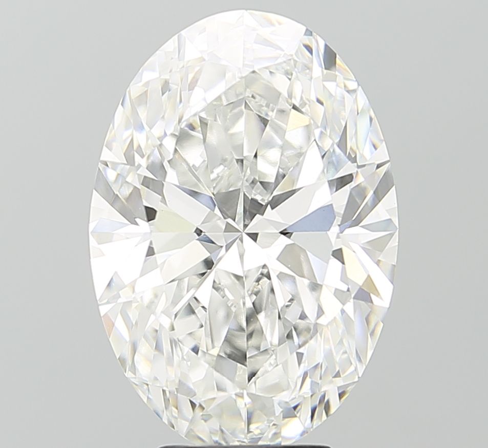 6.24 ct. oval Lab Grown Diamond front image