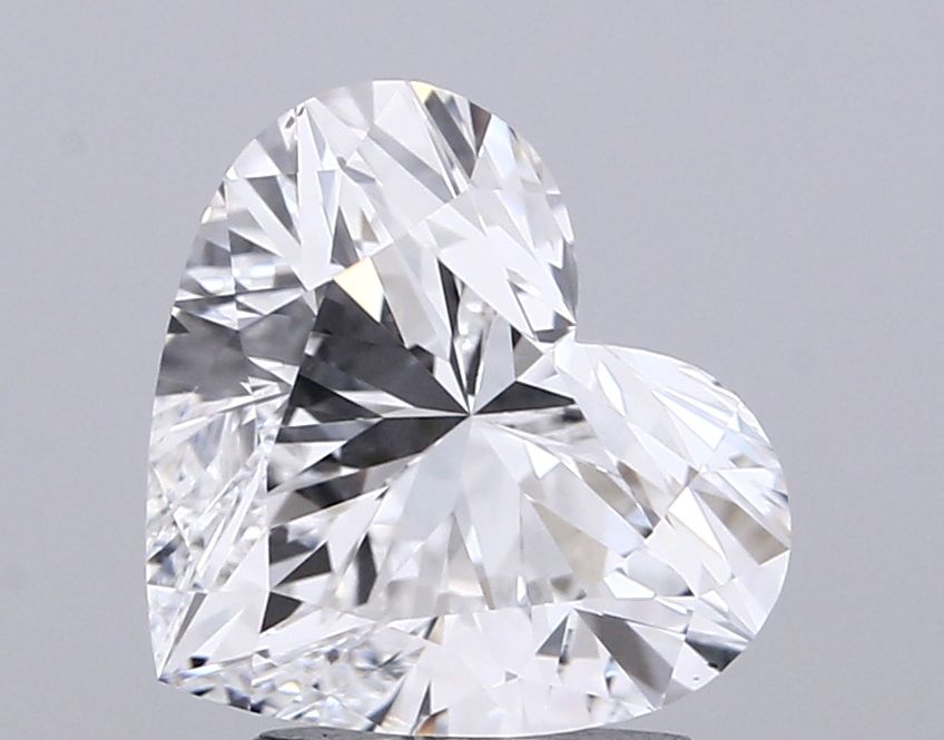 3.08 carat e VS1 EX Cut IGI heart diamond