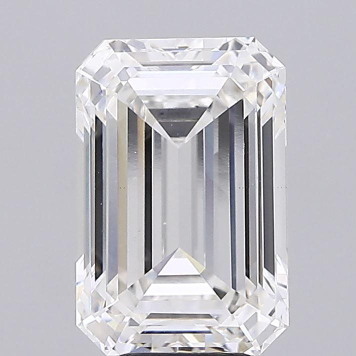 6.02 ct. emerald Lab Grown Diamond front image