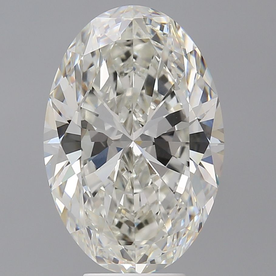 7.03 ct. oval Lab Grown Diamond front image