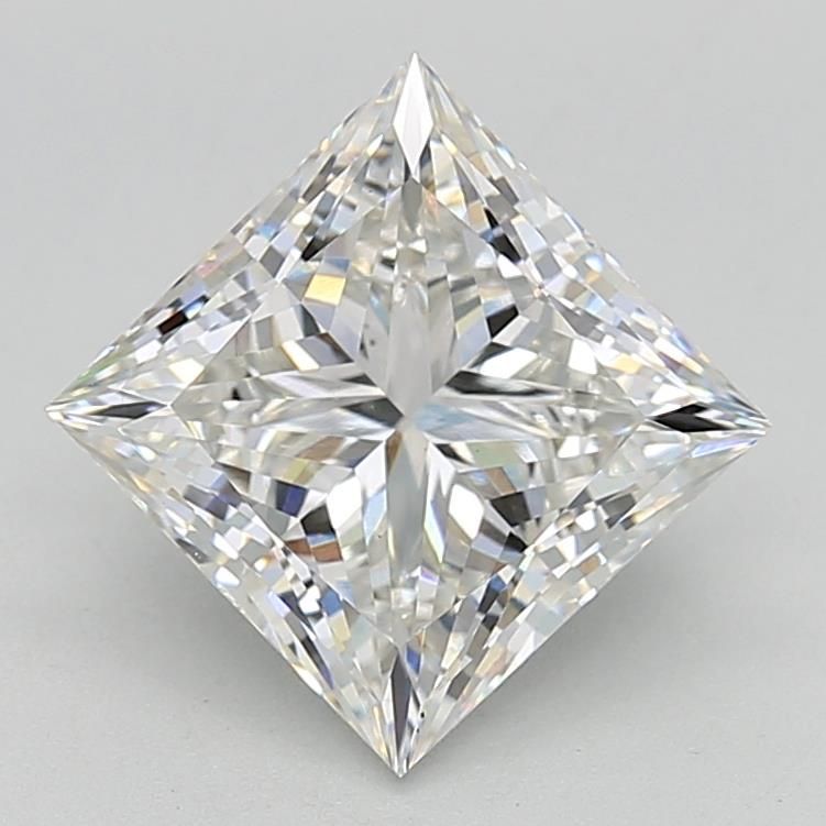 4.08 ct. princess Lab Grown Diamond front image